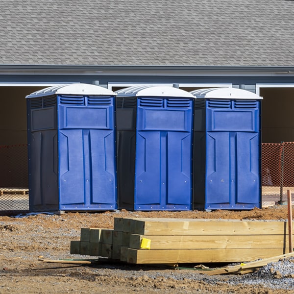 are there different sizes of portable toilets available for rent in Dalton WI